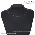 42963 -Xuping Simple style Gold Chain jwelleries necklace women